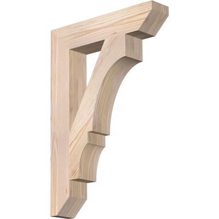 Ekena Millwork Balboa Slat Smooth Bracket, Douglas Fir, 3 1/2"W x 18"D x 26"H BKT04X18X26BOA06SDF